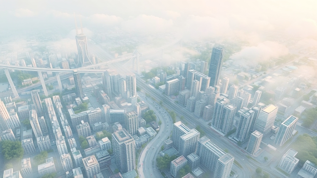 디지털 트윈국토 플랫폼과의 연계, 미래는? (watercolor 스타일)