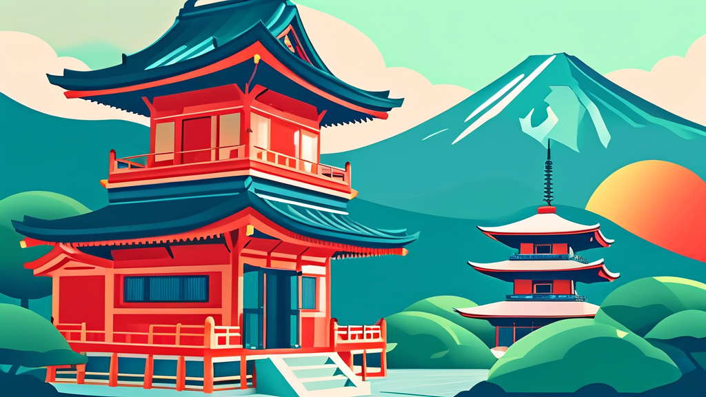 성공적인 템플스테이 예약을 위한 필승 전략 (illustration 스타일)