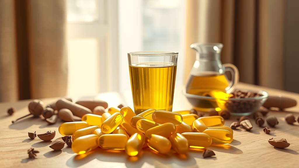 커큐민 섭취법: 효과 높이는 꿀팁 (realistic 스타일)