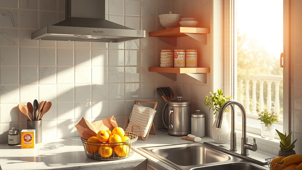 쾌적한 환경 유지 일상 관리법 (realistic 스타일)