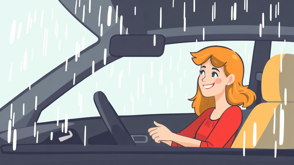 운전자보험, 왜 필요할까? (illustration 스타일)