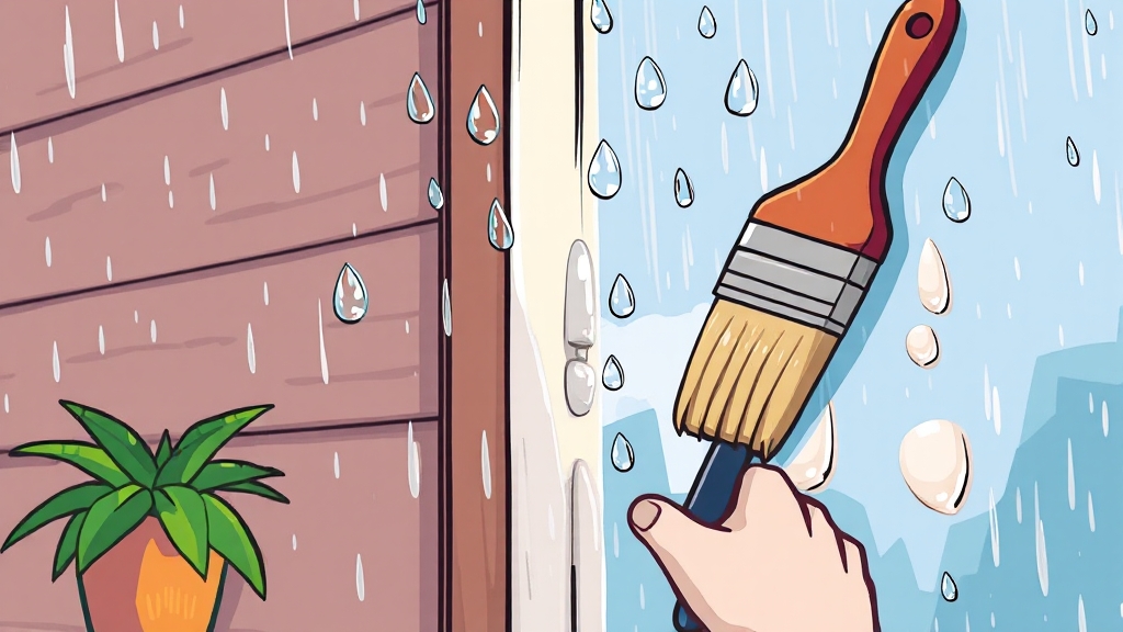 셀프 방수, 어렵지 않아요! (cartoon 스타일)