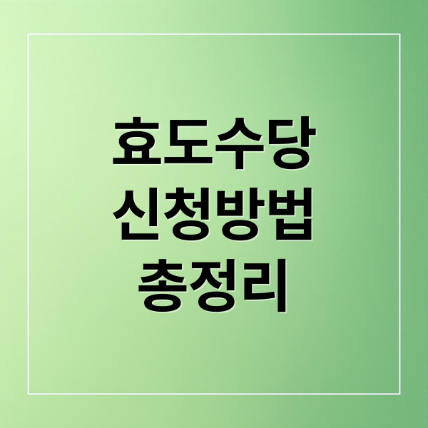 효도수당
신청방법
총정리 (설 명절 효도수당 신청 자격)