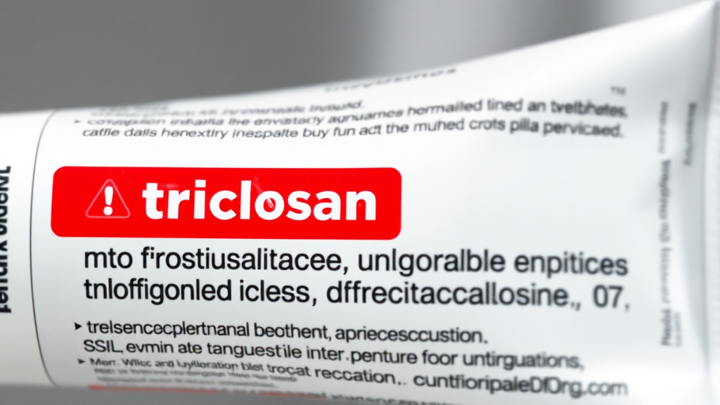 트리클로산, 왜 유해할까? (realistic 스타일)