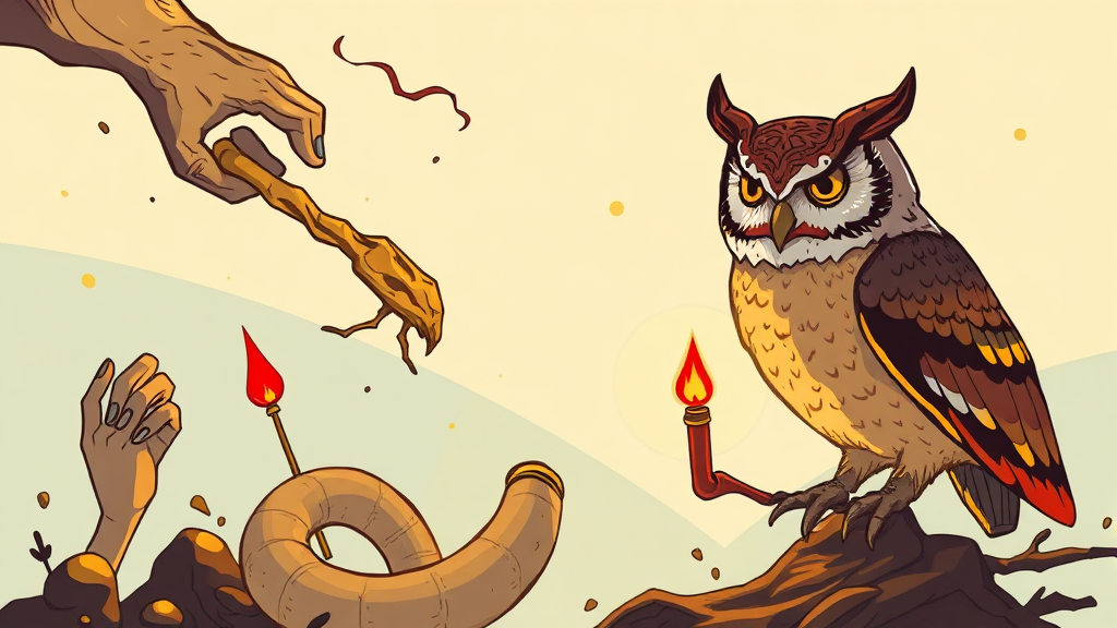 재테크, 주의할 점 (illustration 스타일)