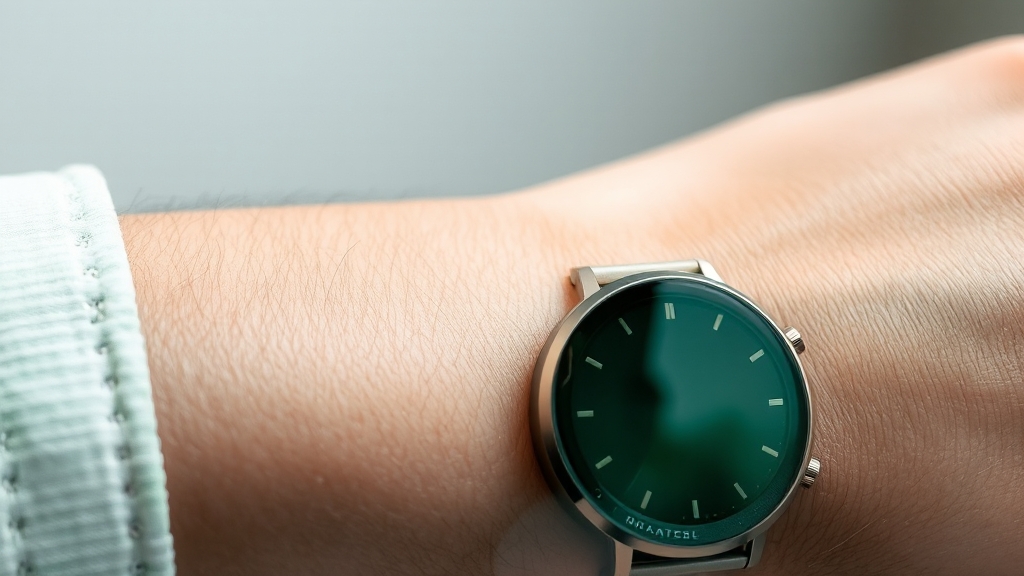 워치7 그린: 디자인과 색상 (watercolor 스타일)