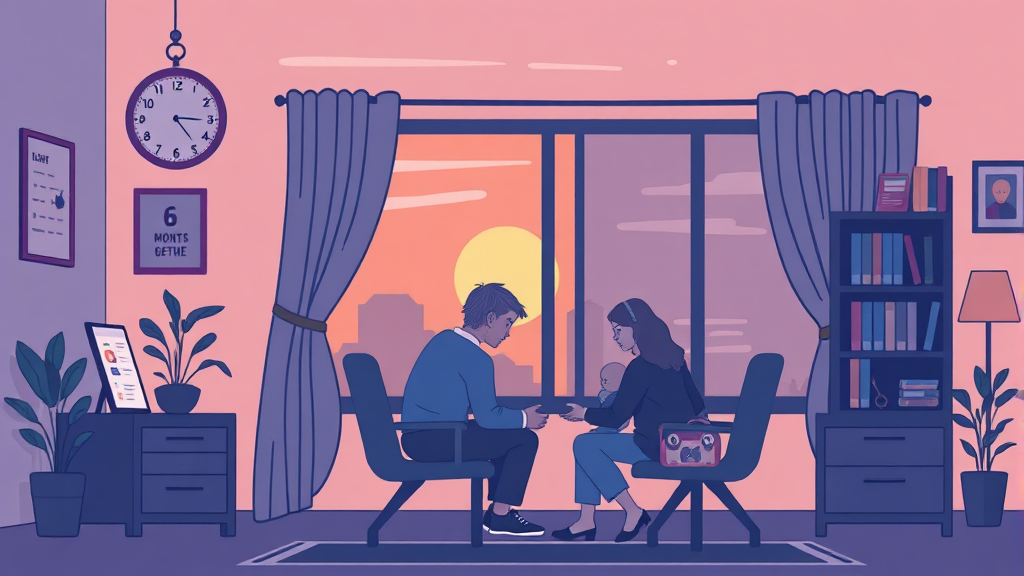 상속세 신고 절차 및 기한 (illustration 스타일)