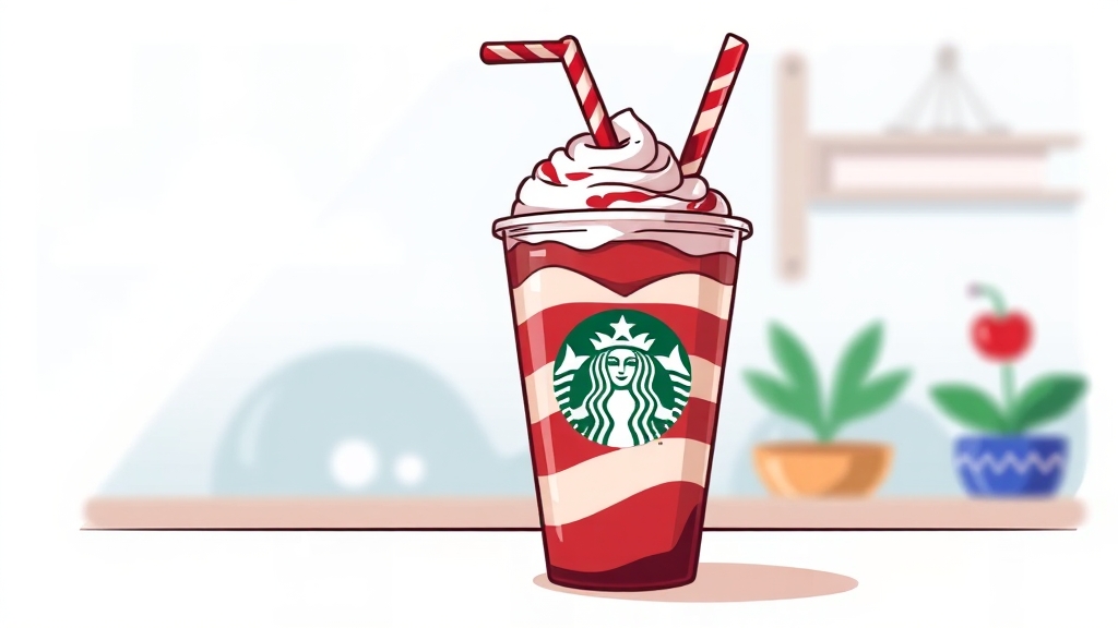 월리 콜라보레이션 및 신규 메뉴 (cartoon 스타일)