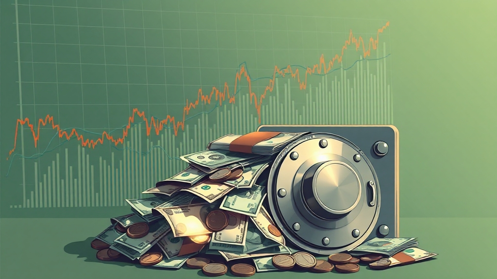 투자 매력 및 리스크 요인 (illustration 스타일)