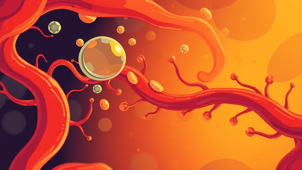 알부민의 주요 효능 및 역할 (illustration 스타일)