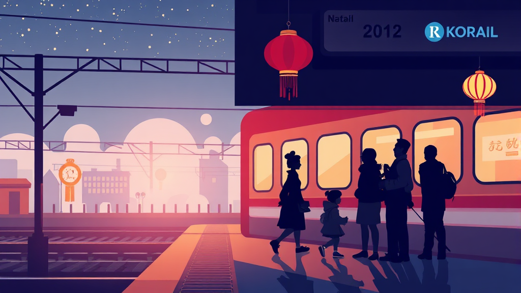 코레일 기차 예매 일정 (교통약자/일반) (illustration 스타일)