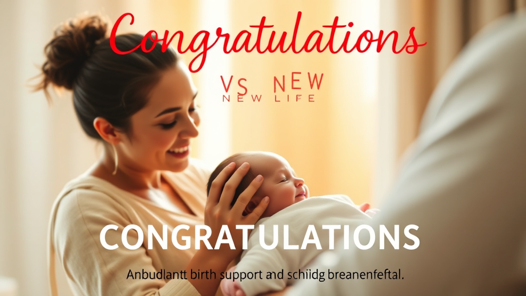 출산지원금: 새 생명을 위한 풍성한 혜택 (realistic 스타일)