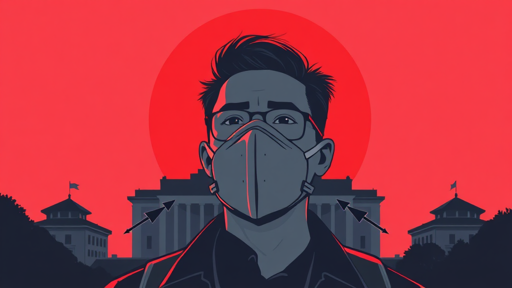 정치 사회 이슈 (illustration 스타일)