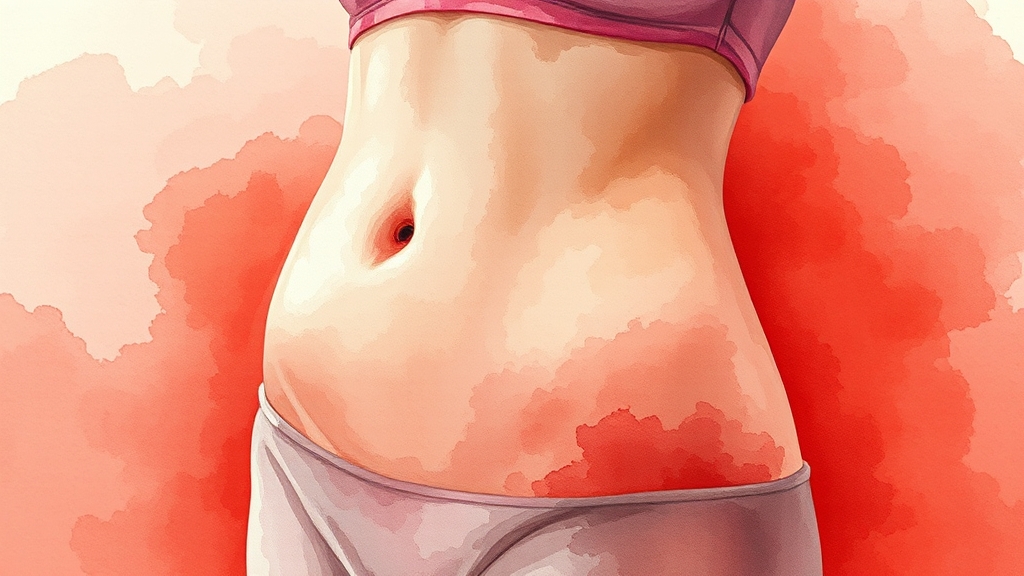 통증 및 출혈 관리 (watercolor 스타일)