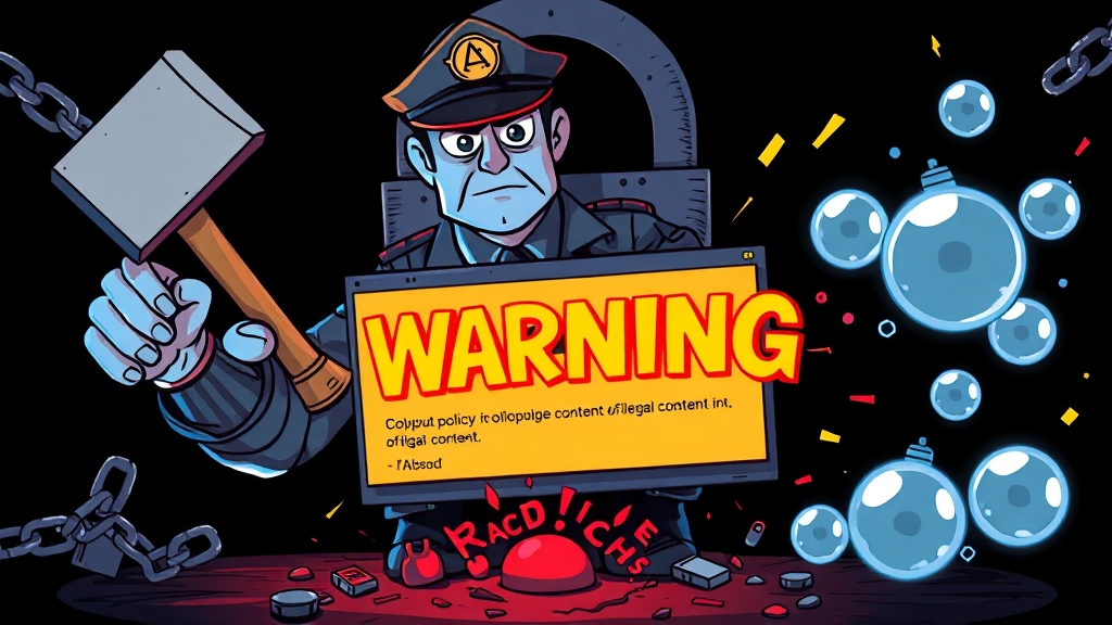 애드센스 정책 위반, 왜 주의해야 할까? (cartoon 스타일)