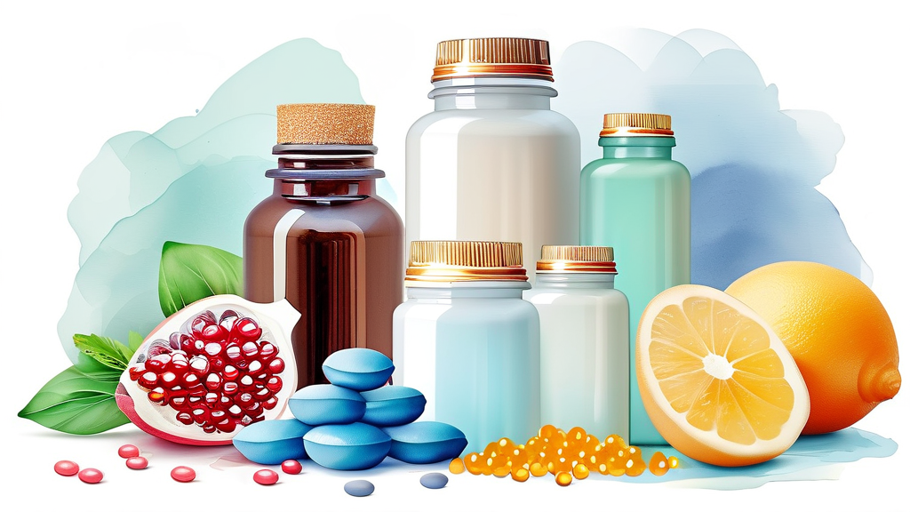 나에게 맞는 단백질 보충제 선택 가이드 (watercolor 스타일)