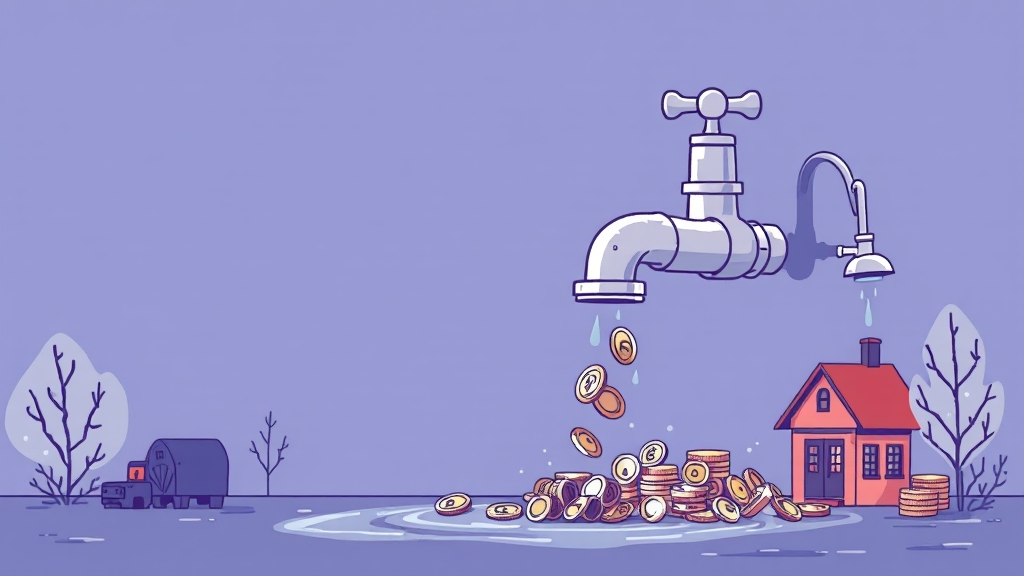 대출 규제, 왜 필요할까? (illustration 스타일)