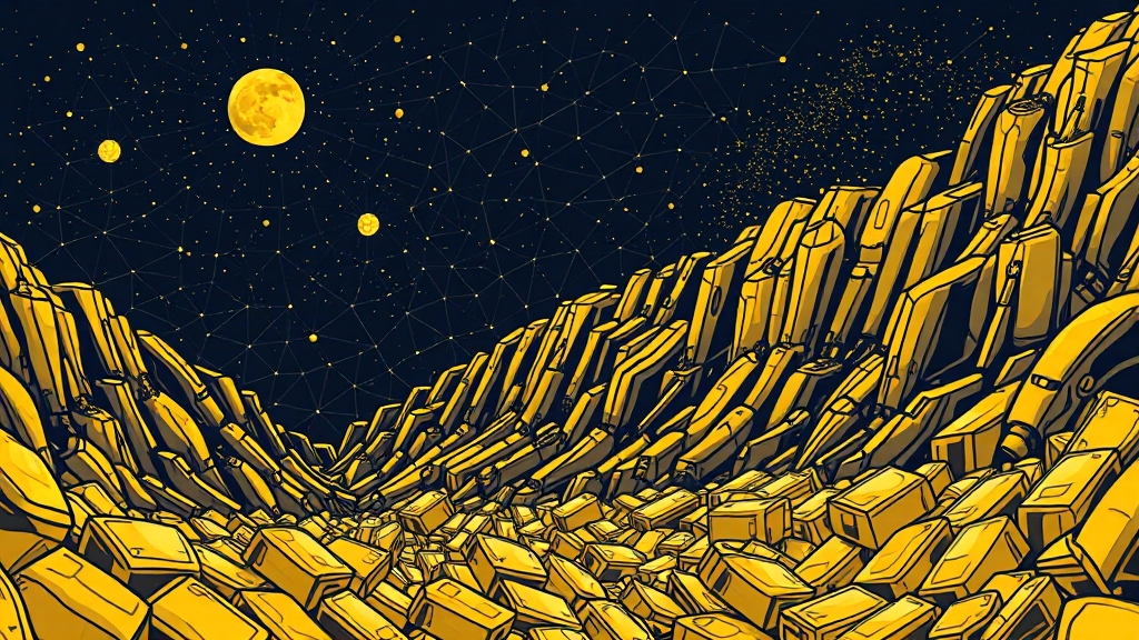 금 ETF 투자 전략 및 포트폴리오 구성 (illustration 스타일)