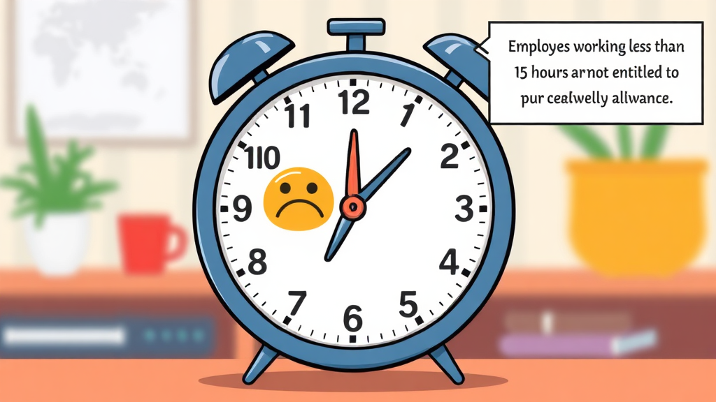 주휴수당 미지급 조건, 꼼꼼히 알아두세요! (cartoon 스타일)