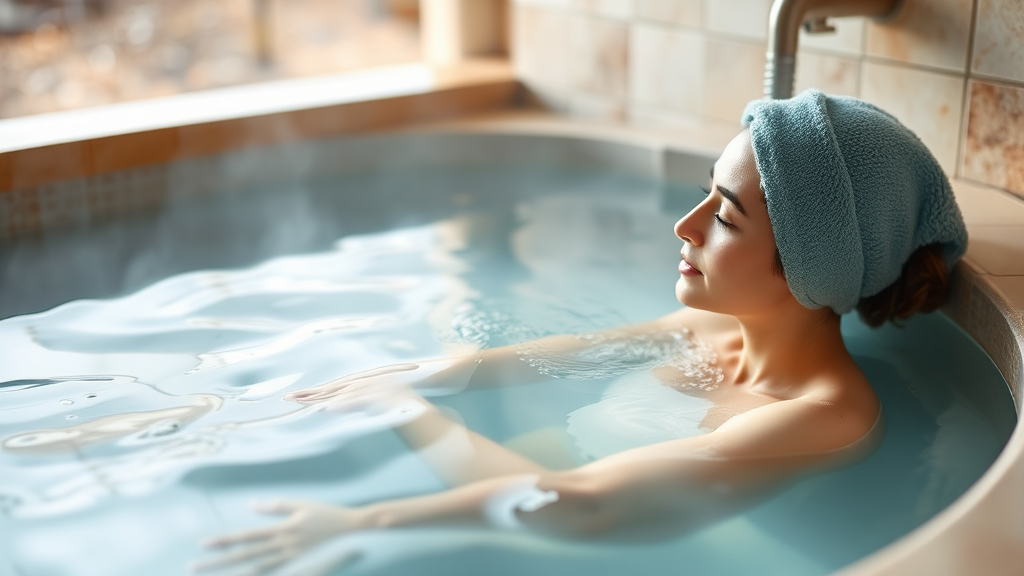 온천 세균 감염, 이렇게 예방하세요! (realistic 스타일)