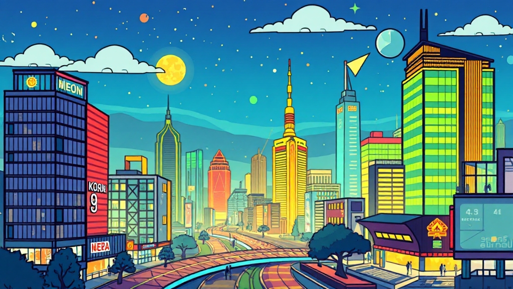 AI 동맹, 미래 전망과 기대 효과 (cartoon 스타일)