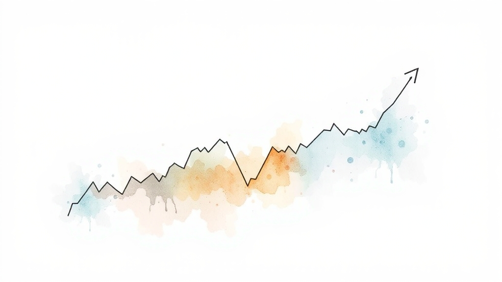 원달러 환율 현황 (watercolor 스타일)