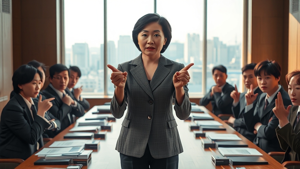 법사위 발언, 갈등 심화 (realistic 스타일)