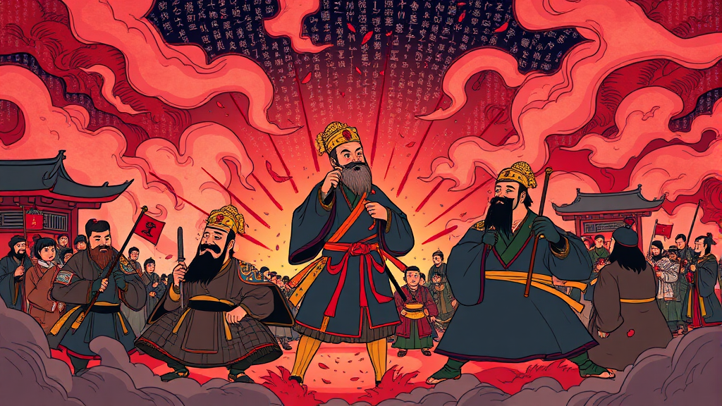 권력 장악의 과정, 살생부와 정적 제거 (cartoon 스타일)