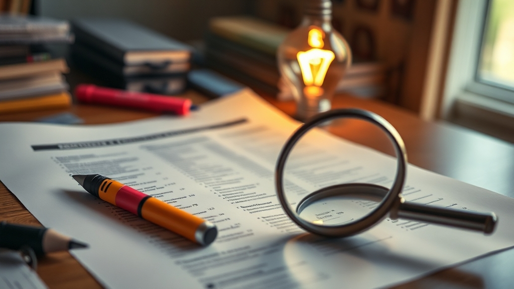 개념 복습 및 오답노트 활용 (realistic 스타일)