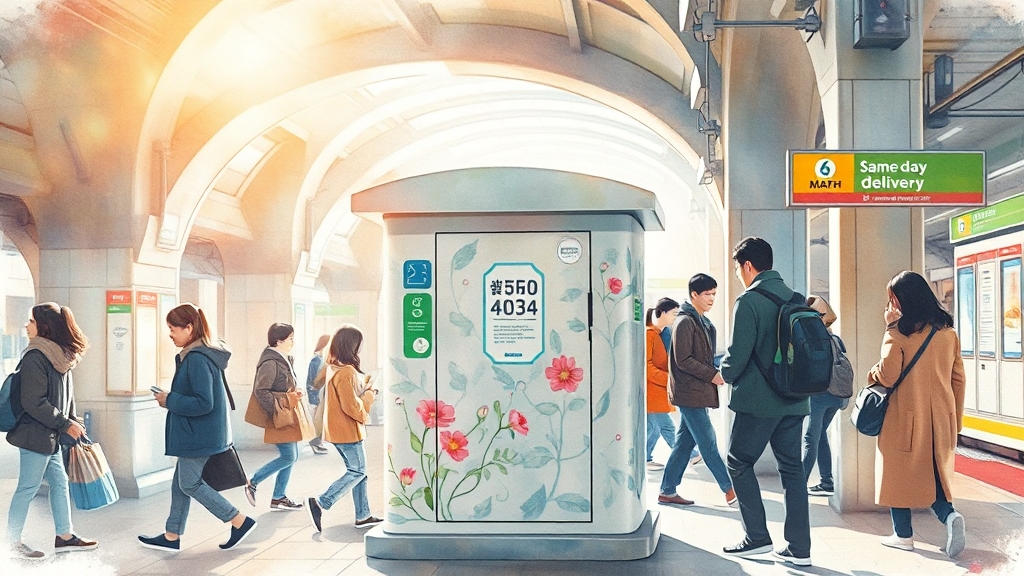 소상공인 반값택배 지원, 이런 것도 있어요! (watercolor 스타일)