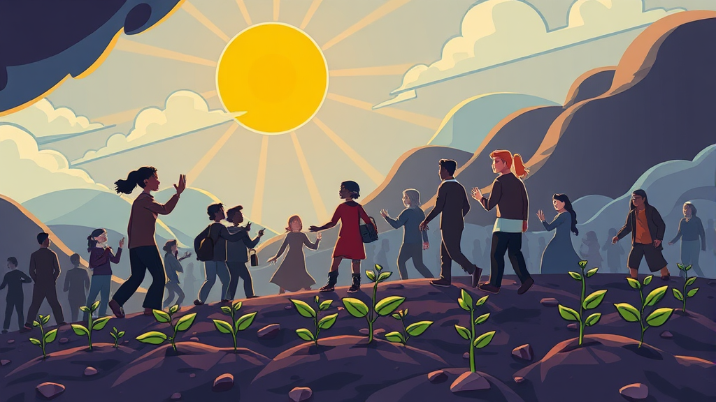 취약 채무자 특별면책 제도 (cartoon 스타일)