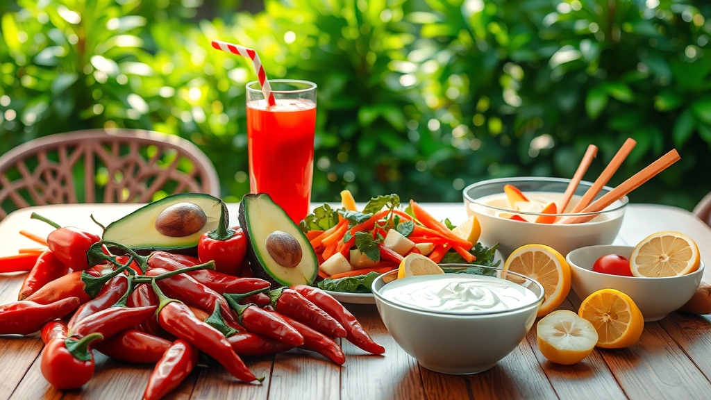 파프리카, 맛있게 즐기는 법 (illustration 스타일)