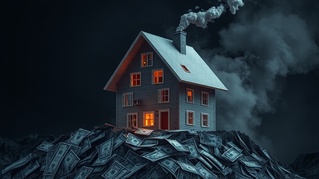 리볼빙 이자 구조와 실제 사례 (realistic 스타일)