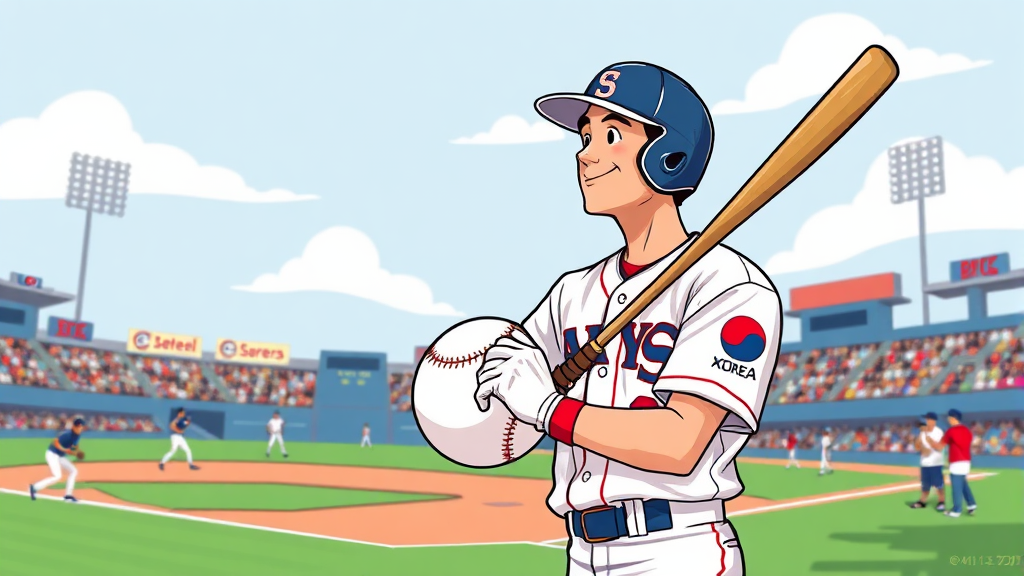 WBC 출전 규정 및 세이 위트컴의 자격 요건 (cartoon 스타일)