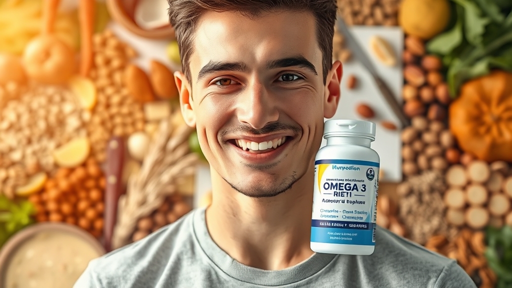 오메가3 제품 후기 및 추천 (realistic 스타일)
