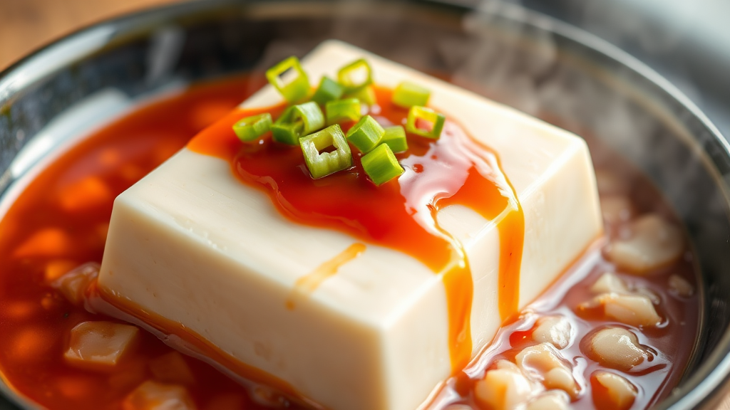 손태진 연두부 마파두부 조리 과정