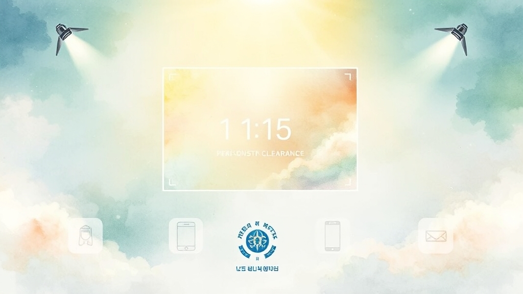 개인통관고유번호 발급 및 조회 (watercolor 스타일)