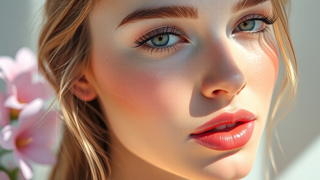 퍼스널 컬러 활용 메이크업 (realistic 스타일)