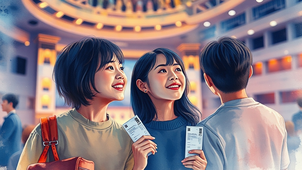 공연 일정 및 장소 (watercolor 스타일)