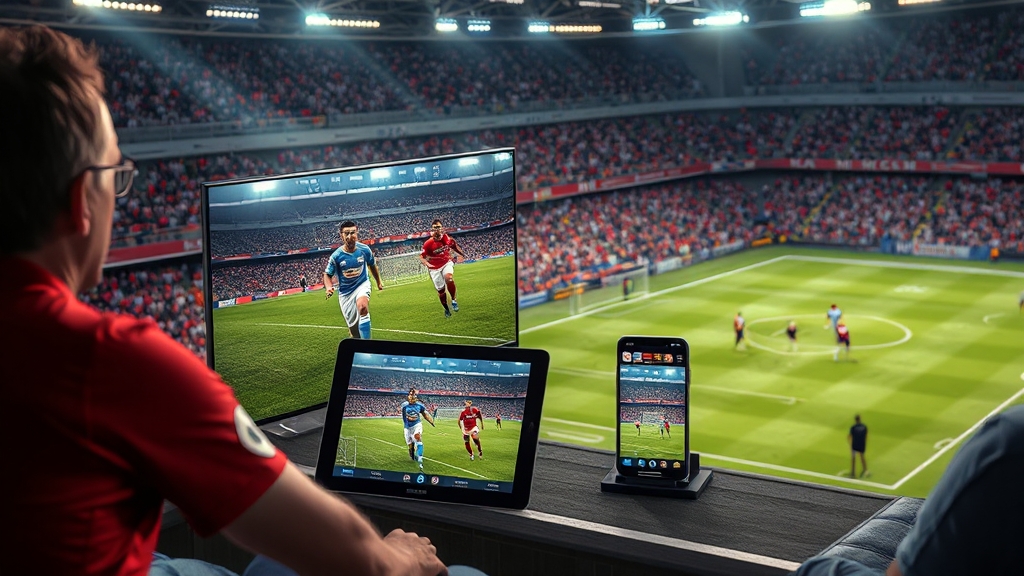 MLS Season Pass 지원 기기 및 환경 (realistic 스타일)