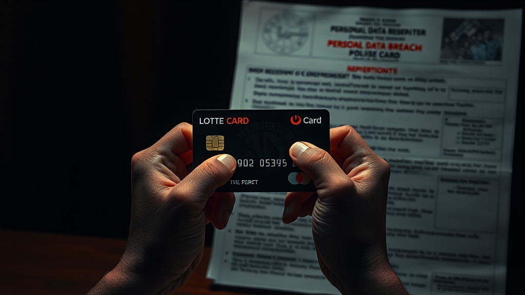 롯데카드 해킹 관련 FAQ (realistic 스타일)