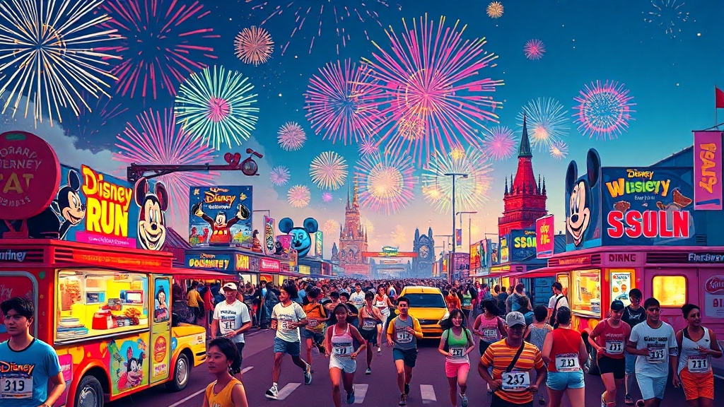 현장 프로그램과 분위기 (popart 스타일)