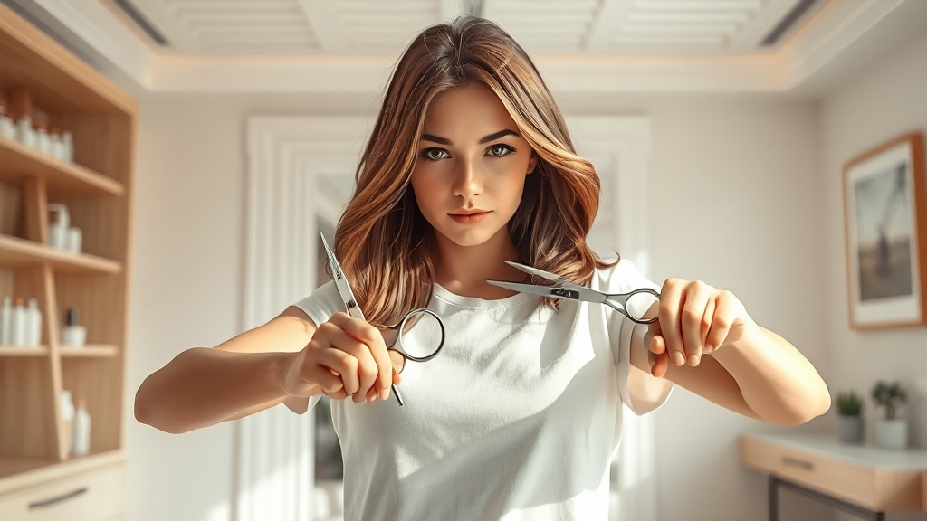 머리 자르는 꿈의 의미 (realistic 스타일)