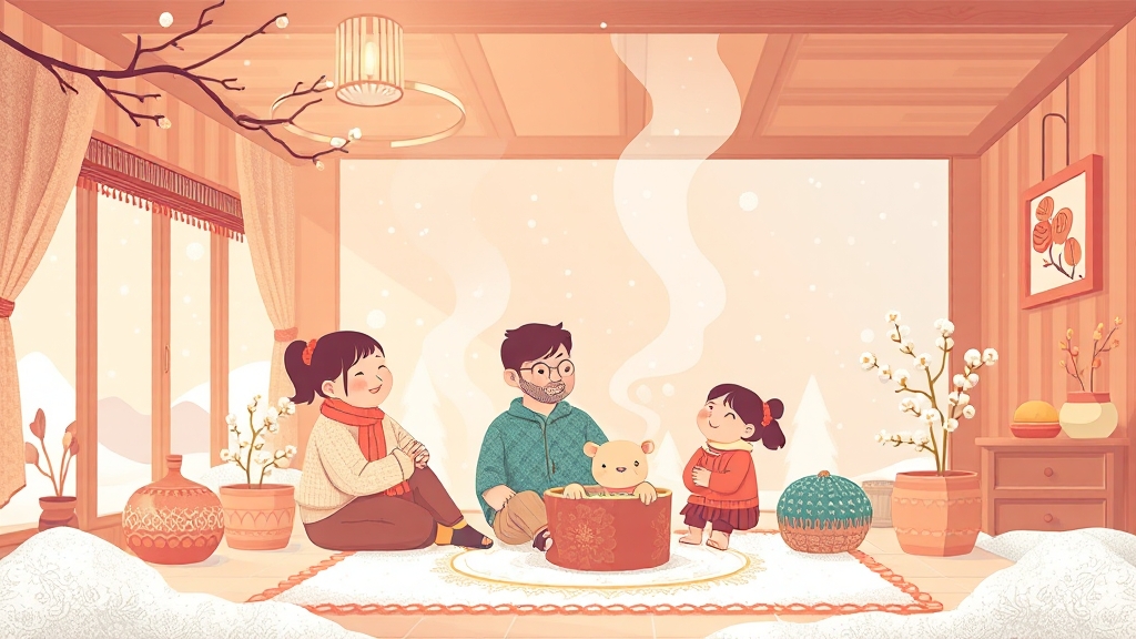 사랑온돌 난방비란? (illustration 스타일)