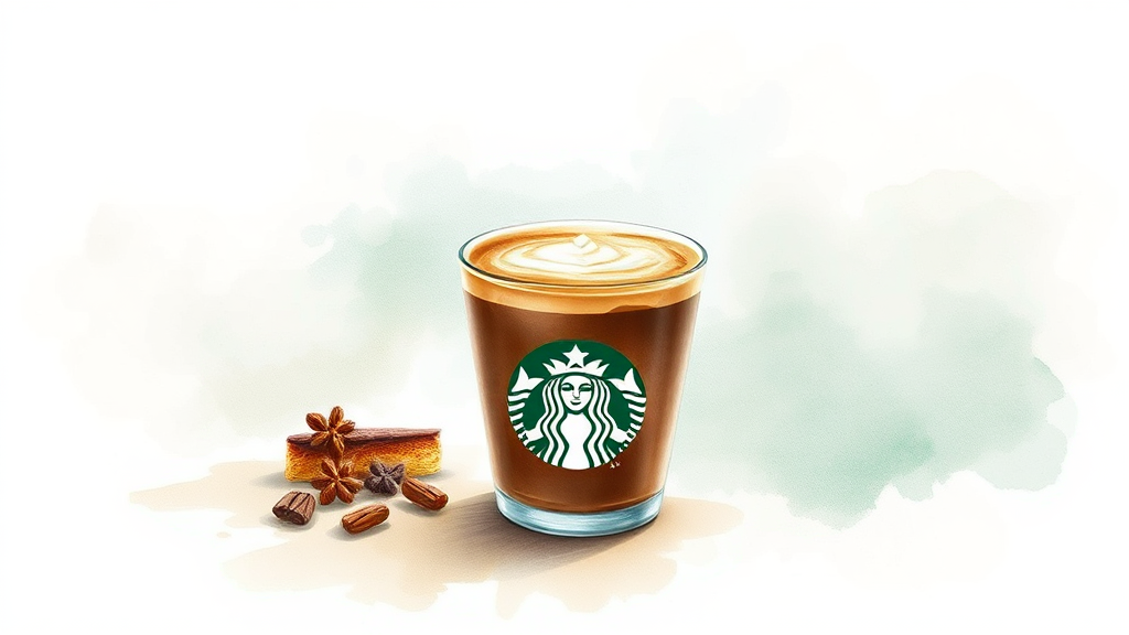 스타벅스 두바이 초콜릿 라떼, 솔직 후기와 추천 대상 (watercolor 스타일)