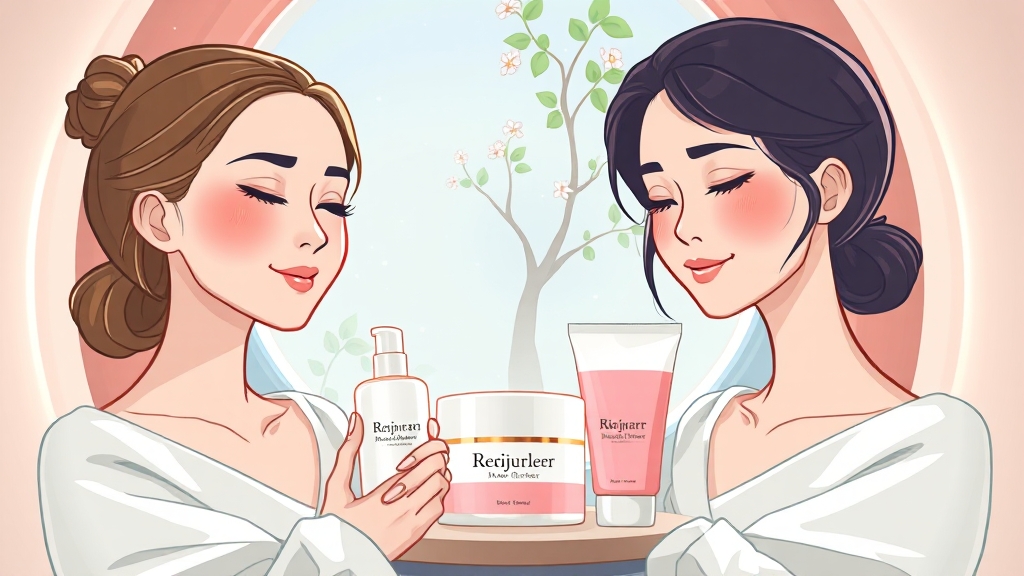 리쥬란힐러와 함께하는 홈케어 (cartoon 스타일)