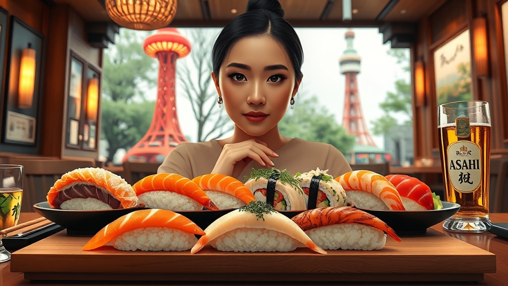 초밥 오마카세 특급 가이드 (illustration 스타일)