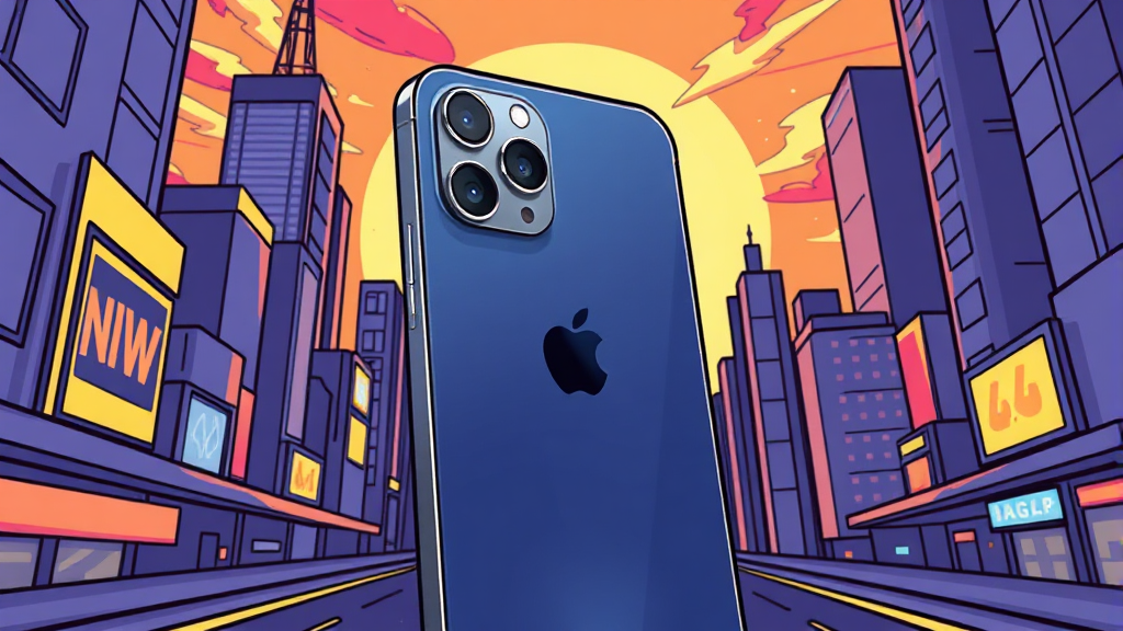 아이폰 미래, 더욱 강력해진다 (cartoon 스타일)