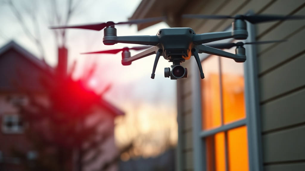 드론 촬영, 실제 분쟁 사례 (realistic 스타일)