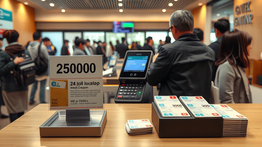 소비쿠폰, 언제 어떻게 신청하나요? (realistic 스타일)